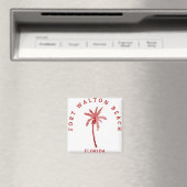 Fort Walton Beach Palm Tree Magneet (Insitu (Vaatwasser))