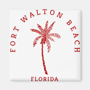 Fort Walton Beach Palm Tree Magneet