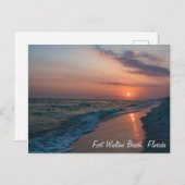 Fort Walton Beach Sunset Briefkaart (Voorkant / Achterkant)