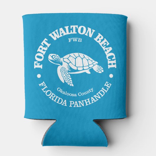 Fort Walton Beach (zeeen schildpad) Blikjeskoeler (Achterkant)