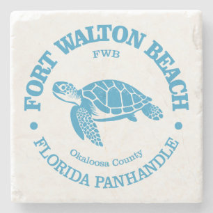 Fort Walton Beach (zeeen schildpad) Stenen Onderzetter