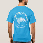 Fort Walton Beach (zeeen schildpad) T-shirt (Achterkant)