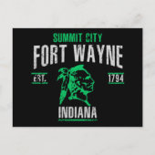 Fort Wayne Briefkaart (Voorkant)