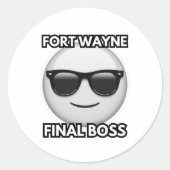 Fort Wayne Final Boss Sticker (Voorkant)