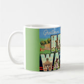 Fort Wayne IN Vintage Postkaart Mok (Links)