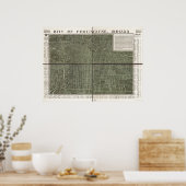 Fort Wayne Indiana 1907 Antiek Panorama Poster (Keuken)