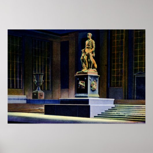 Fort Wayne Indiana Abe Lincoln Statue Poster (Voorkant)