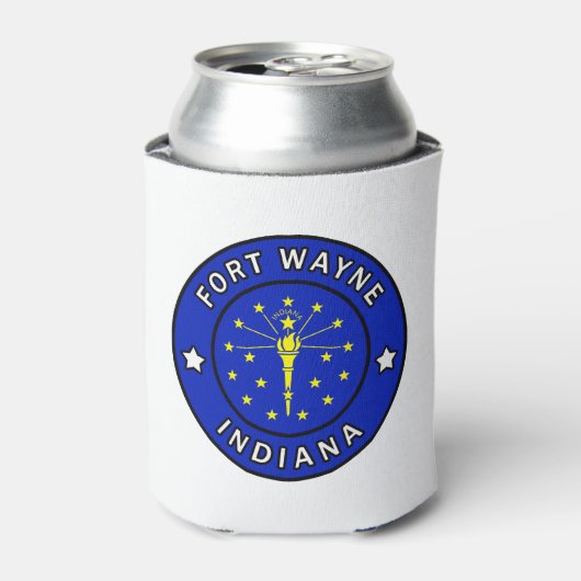 Fort Wayne Indiana Blikjeskoeler (Blikje Voorkant)