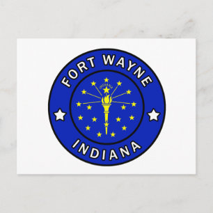 Fort Wayne Indiana Briefkaart