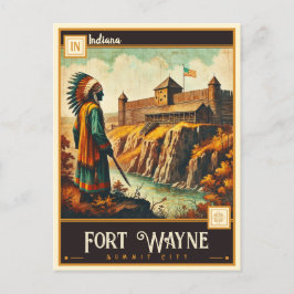 Fort Wayne, Indiana | Briefkaart