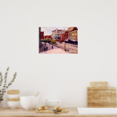 Fort Wayne, Indiana Calhoun en Main Streets Poster (Keuken)