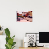 Fort Wayne, Indiana Calhoun en Main Streets Poster (Thuiskantoor)