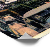 Fort Wayne, Indiana Calhoun Street 1920 Poster (Hoek)