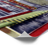 Fort Wayne Indiana Calhoun Street Poster (Hoek)