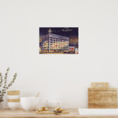 Fort Wayne Indiana Department Store bij Kerstmis Poster (Keuken)