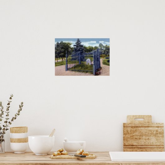 Fort Wayne Indiana Grave of Johnny Appleseed Poster (Keuken)