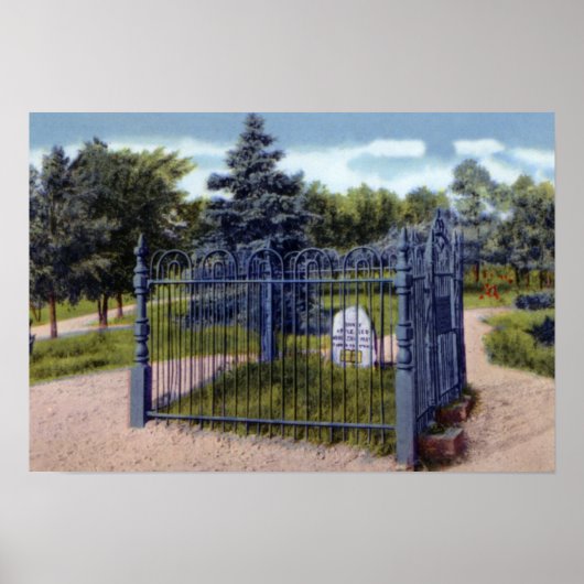 Fort Wayne Indiana Grave of Johnny Appleseed Poster (Voorkant)