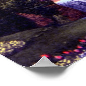 Fort Wayne Indiana Jaenicke Gardens Waterfall Poster (Hoek)