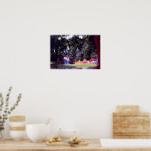 Fort Wayne Indiana Jaenicke Gardens Waterfall Poster (Keuken)