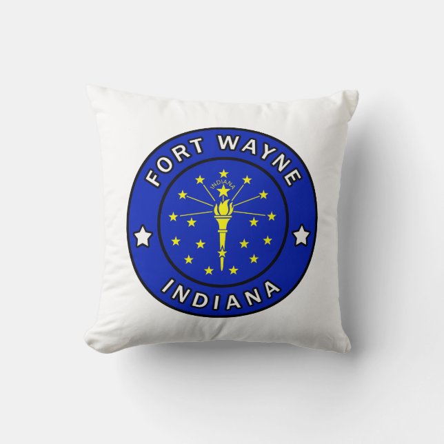 Fort Wayne Indiana Kussen (Voorkant)