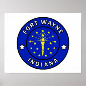 Fort Wayne Indiana Poster (Voorkant)