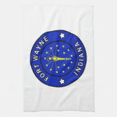 Fort Wayne Indiana Theedoek (Verticaal)