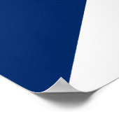 Fort Wayne, Indiana, Verenigde Staten vlag Poster (Hoek)