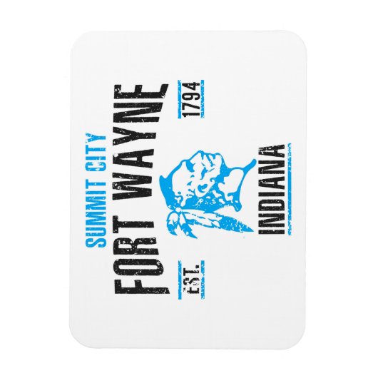 Fort Wayne Magneet (Verticaal)