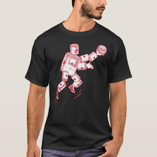 Fort Wayne Pistons  NBA Basketball Logo T-shirt (Voorkant)