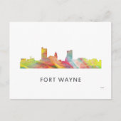 FORT WAYNE SKYLINE WB1 - BRIEFKAART (Voorkant)