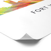 FORT WAYNE SKYLINE WB1 - POSTER (Hoek)