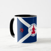 Fort Wayne vlag Mok (Voorkant links)