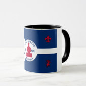 Fort Wayne vlag Mok (Voorkant rechts)