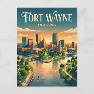 Fort Wayne VS Briefkaart