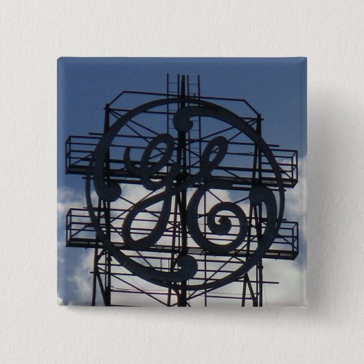Fort Wayne's Iconische GE Sign Button (Voorkant)