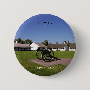 Fort Wilkins-knop Ronde Button 5,7 Cm