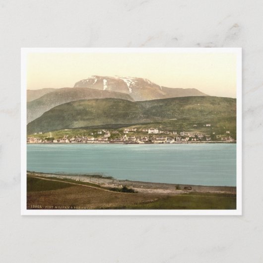 Fort William en Ben Nevis, Inverness, Schotland Briefkaart (Voorkant)