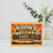 Fort William Schotland Ben Nevis Briefkaart (Staand voorkant)