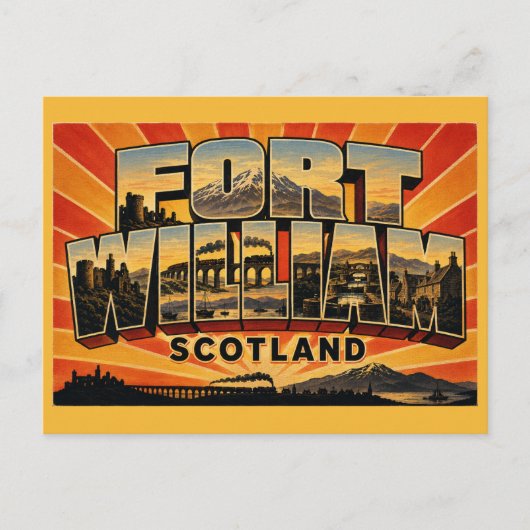 Fort William Schotland Ben Nevis Briefkaart (Voorkant)