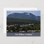 Fort William, Schotland Briefkaart (Voorkant / Achterkant)