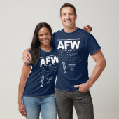 Fort Worth Alliance Airport AFW T-shirt (Unisex)