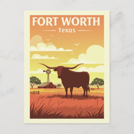  fort Worth Briefkaart (Voorkant)