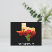 Fort Worth Briefkaart (Staand voorkant)