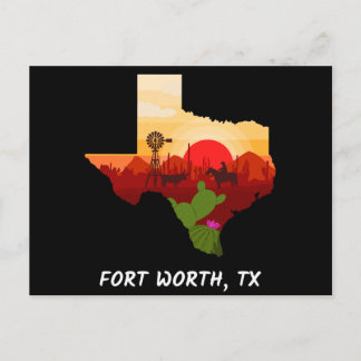Fort Worth Briefkaart