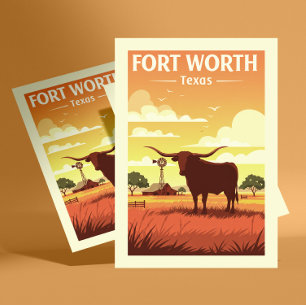  fort Worth Briefkaart
