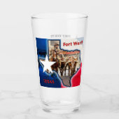 Fort Worth Cattle Drive, glas (Voorkant)