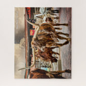 Fort Worth Cattle Drive, Longhorn Legpuzzel (Verticaal)
