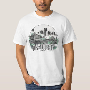 Fort Worth City Texas, Verenigde Staten T-shirt