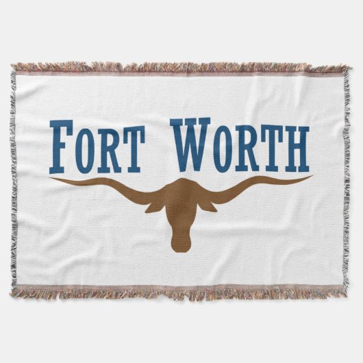 Fort Worth City vlag Deken (Voorkant)
