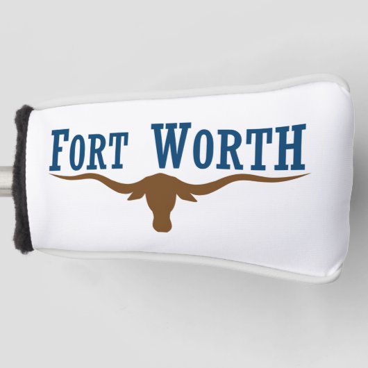 Fort Worth City vlag Golfheadcover (Voorkant)